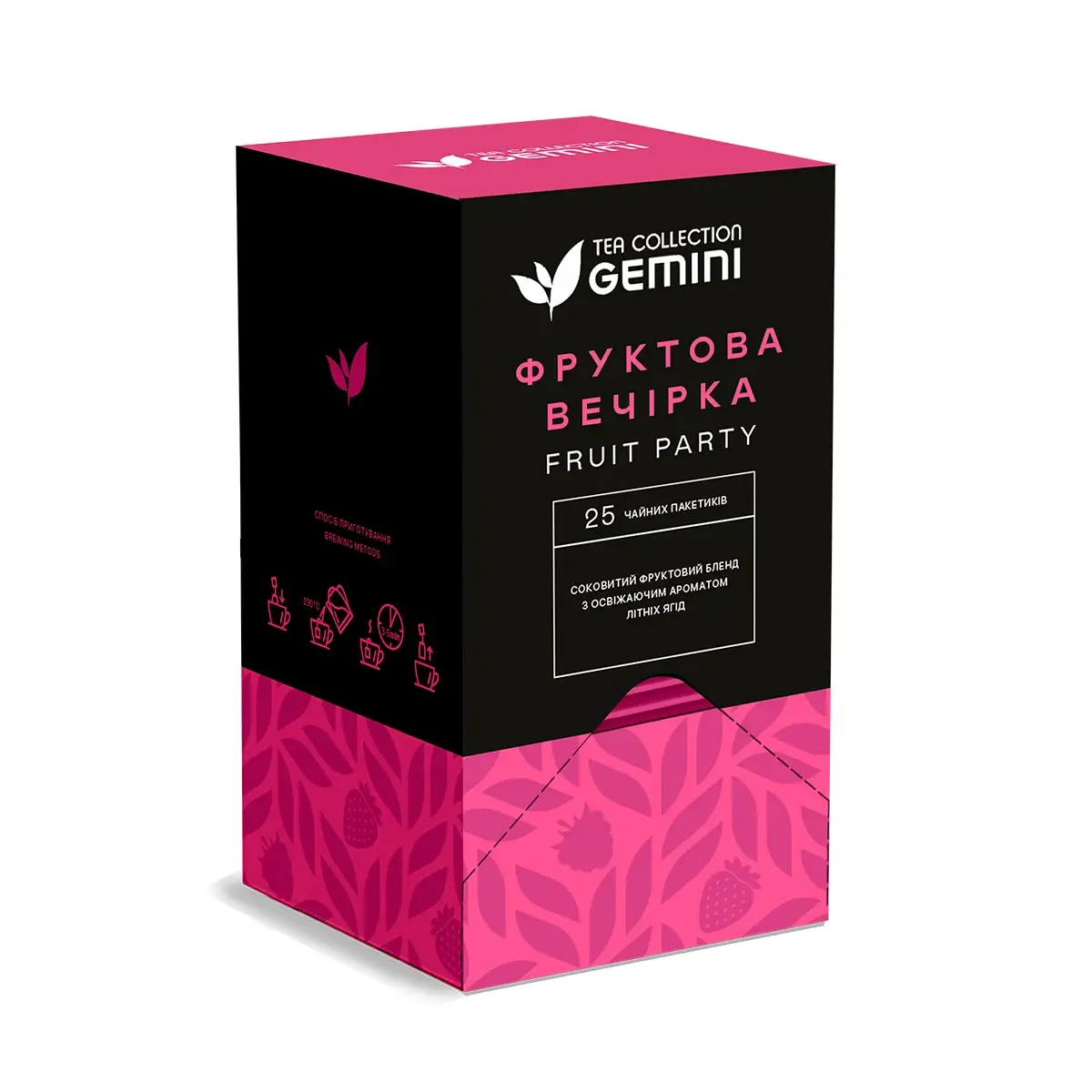 Чай Gemini Фруктова Вечірка 25 шт, фото 1
