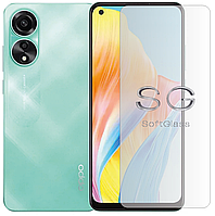 Бронепленка Oppo A78 на Экран полиуретановая SoftGlass