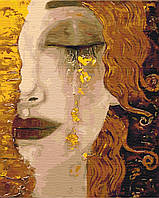 Набор для рисования Brushme Картины по номерам 40*50 Золотые слезы. Анн-Мари Зильберман