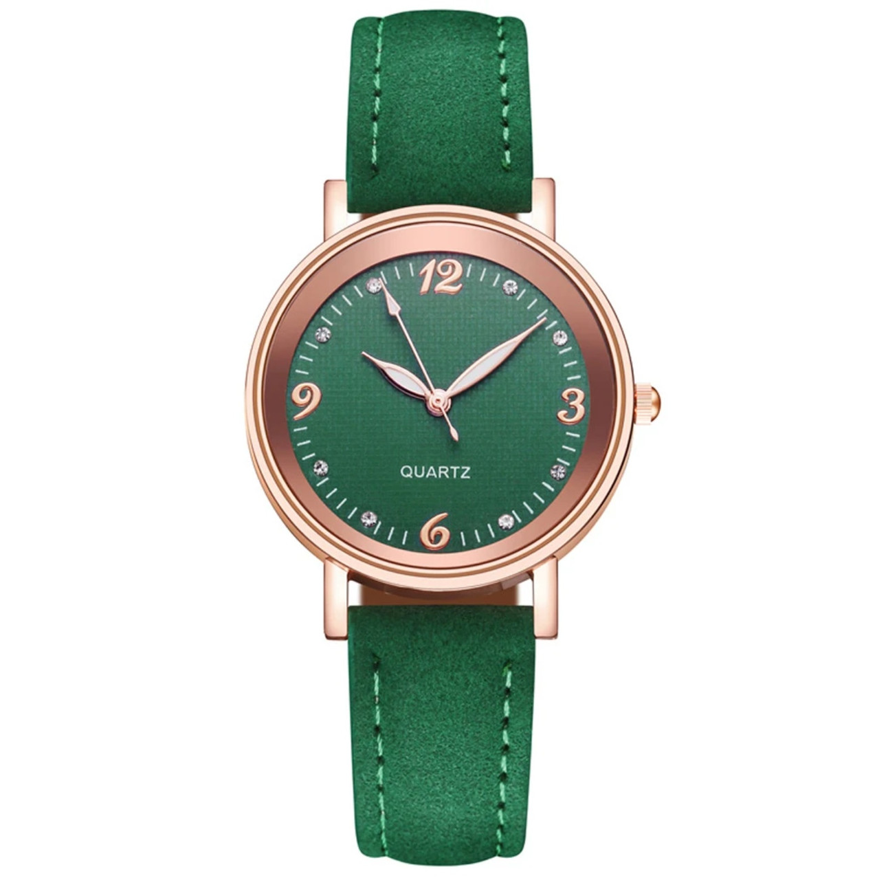 Годинник жіночий зелений колір