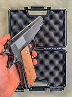 Страйкбольный Металлический пистолет с кобурой Colt 1911 игрушка !!!