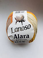 Пряжа (нитки) Lanoso ALARA SPECIAL (Алара Спешил) хлопок с акрилом цвет 704