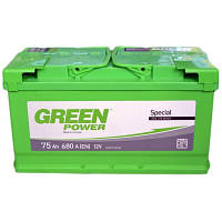 Аккумулятор автомобильный GREEN POWER Standart 75Ah (+/-) (680EN) (22426) d