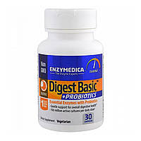 Ферменты и пробиотики (Digest Basic + Probiotics) 30 капсул ENZ-13050