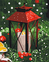 Картины по номерам 40*50 Brushme Свет новогодней ночи набор для рисования