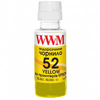 Чернила WWM HP GT52 100г Yellow, для Ink Tank 115/315/319 (H52Y) DL