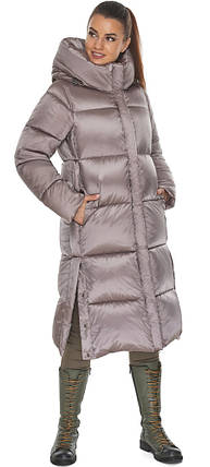 Жіноча аметринова довга куртка модель 53631, фото 2