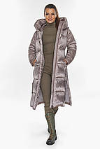 Жіноча аметринова довга куртка модель 53631, фото 2
