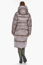 Жіноча аметринова довга куртка модель 53631, фото 3