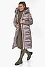 Жіноча аметринова довга куртка модель 53631, фото 3