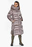 Жіноча аметринова довга куртка модель 53631, фото 5