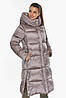 Жіноча аметринова довга куртка модель 53631, фото 6