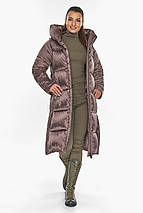 Жіноча функціональна куртка в кольорі сепії модель 53631, фото 2