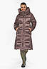 Жіноча функціональна куртка в кольорі сепії модель 53631, фото 2