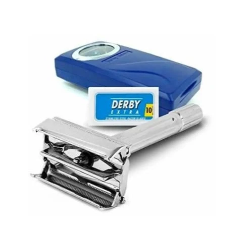 Бритва для гоління The Shave Factory Safety Razor Classic (у комплекті футляр та леза) 10304017, фото 1