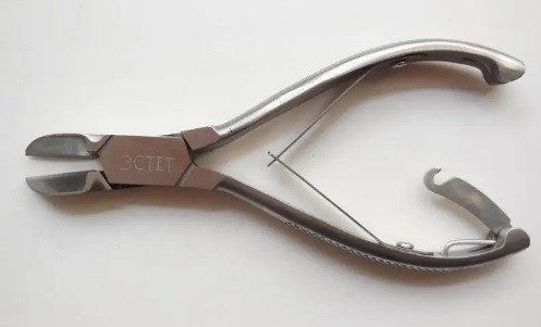 Кусачки для педикюру ЕСТЕТ величезні секатор, фото 1