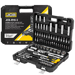 Набір ручного інструменту 94 шт., 1/2", 1/4" (4-32мм) JCB-4941-5