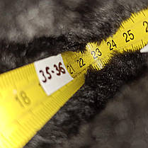 Сліпони жіночі зимові автоледі (B) дутики хутряні короткі уги укорочені UGG, фото 5