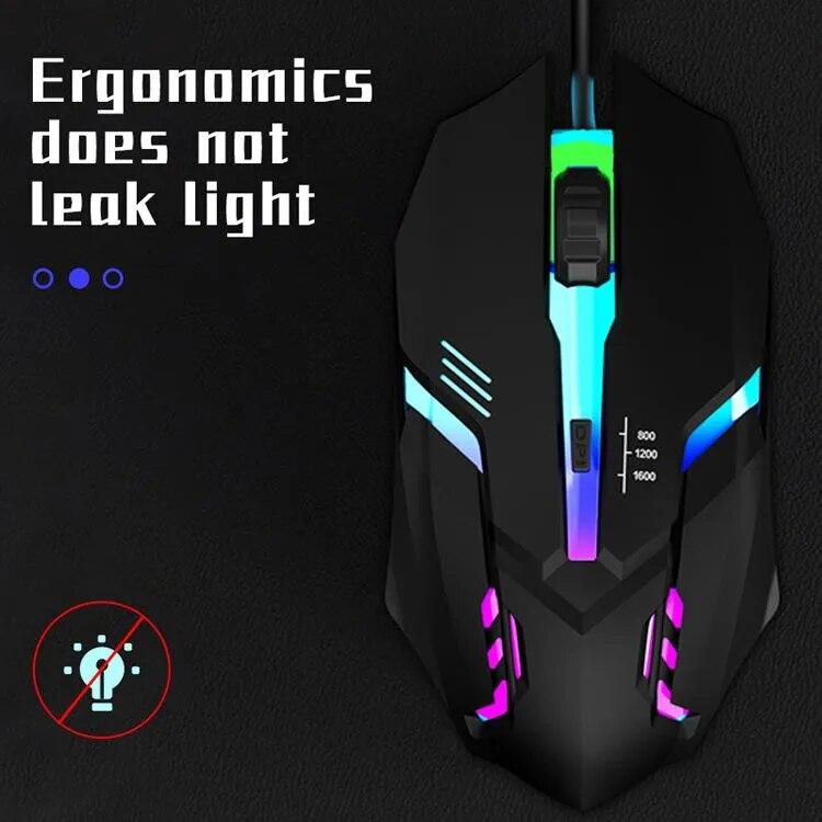 Маніпулятор ігрової миша USB, з підсвіткою A4Techer Optical 3D Mouse з вибором швидкості