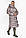 Жіноча аметринова довга куртка модель 53631, фото 6