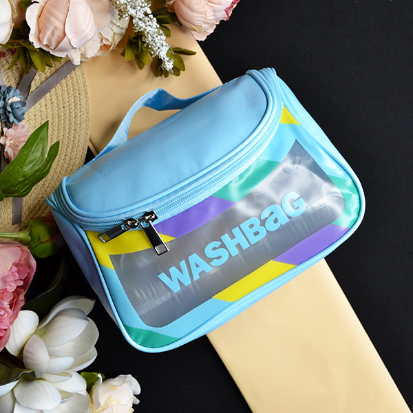 Косметичка жіноча силіконова 21х13 см Washbag на блискавці з внутрішньою кишенею в різних кольорах Luna