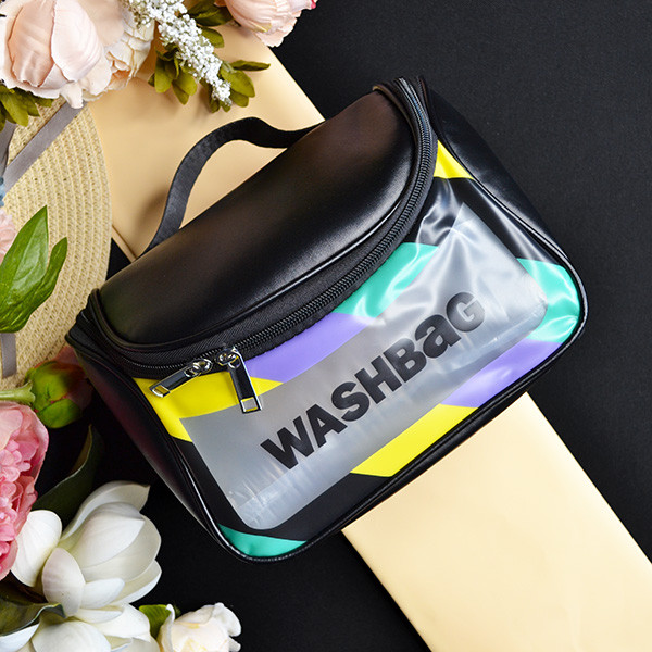 Косметичка жіноча силіконова 21х13 см Washbag на блискавці з внутрішньою кишенею в різних кольорах Luna