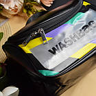 Косметичка жіноча силіконова 21х13 см Washbag на блискавці з внутрішньою кишенею в різних кольорах Luna, фото 3