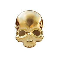 Біндер у формі черепа, золотий