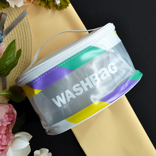 Косметичка жіноча силіконова 21*15 см Washbag на блискавці в різних кольорах Luna
