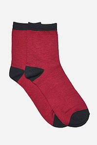 Шкарпетки підліткові бордового кольору р.26-30 169739P