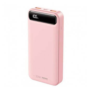 Зовнішній акумулятор (power bank) Remax RPP-521 Bole Series 20000mah 20W+22.5W PD+QC pink