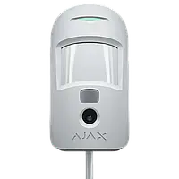 Ajax MotionCam (PhOD) Fibra white проводной извещатель движения с камерой