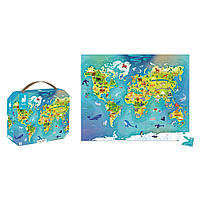 Пазл Janod Карта світу 100ел Baumar - Порадуй Себе