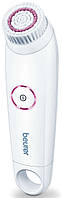 Щітка-масажер Beurer для обличчя, АААх2 в комплекті, 2 швидкості, білий Baumar - Порадуй Себе