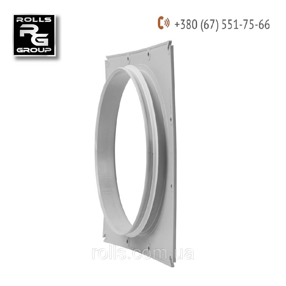 Фланець повітропроводу із ущільнювачем, для вентиляційної решітки 240x240, Finland 200, фото 1