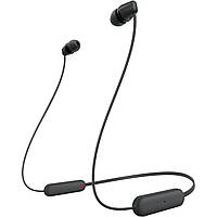 Sony Наушники WI-C100 In-ear IPX4 Wireless Black Baumar - Сделай Это