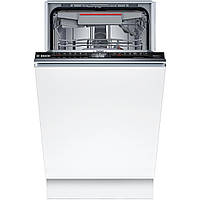Bosch Посудомийна машина вбудована, 10компл., A+, 45см, дисплей, 3й кошик, білий  Baumar - Порадуй Себе