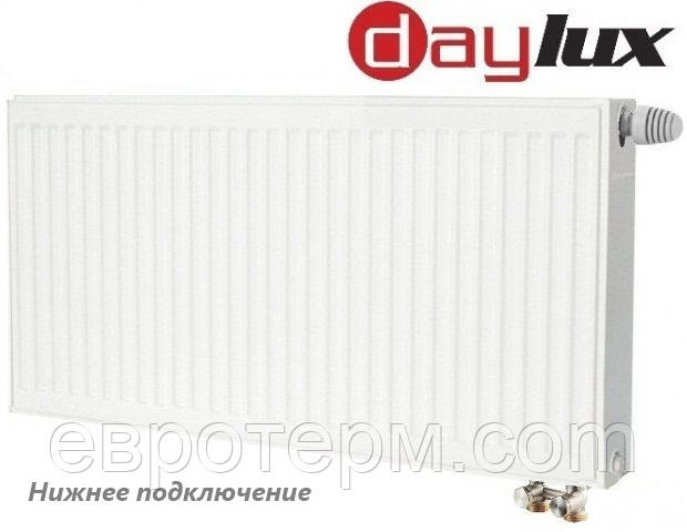 Стальной радиатор тип 22 500*500 с нижним подключением daylux