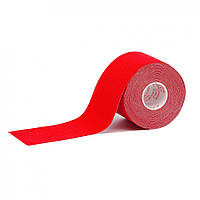 Кинезио тейп IVN в рулоне 5см х 5м (Kinesio tape) эластичный пластырь красный VCT