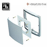 Фланець повітропроводу із ущільнювачем, для вентиляційної решітки 240x240, Finland 200, фото 2