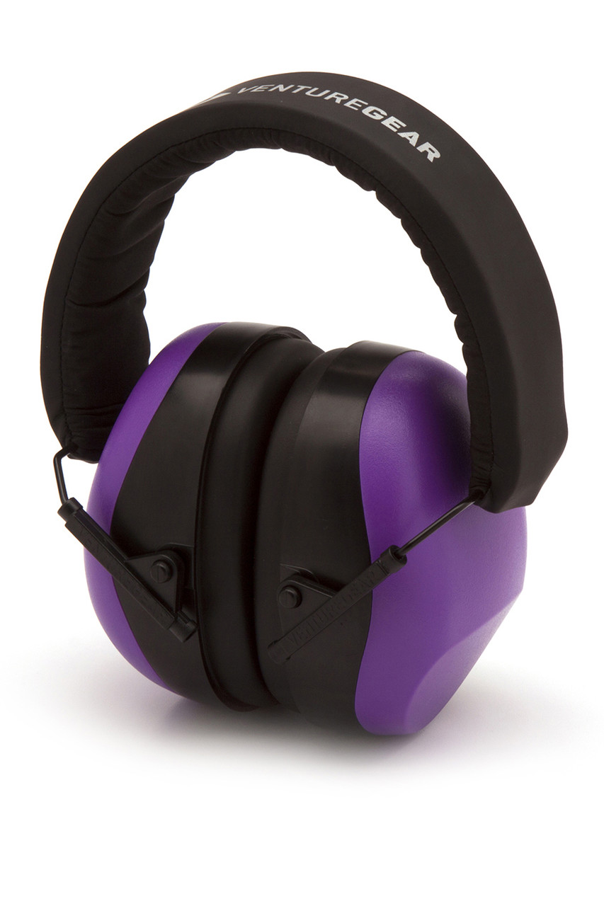 Навушники протишумні захисні Venture Gear VGPM8065C (захист слуху SNR 26 дБ, беруші в комплеті), фіолетові