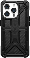 UAG Чохол для Apple iPhone 15 Pro Max Monarch, Carbon Fiber  Baumar - Я Люблю Це