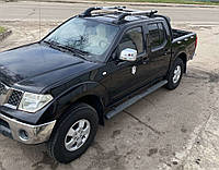 Рейлинги с перемычками (2 шт, Хром) для Nissan Navara 2006-2015 гг от RS AUTOHOUSE