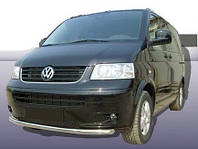 Нижняя одинарная губа ST008 (нерж) 42мм для Volkswagen T5 Multivan 2003-2010 гг от RS AUTOHOUSE