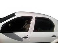 Ветровики (4 шт, HIC) для Renault Logan I 2005-2008 гг от RS AUTOHOUSE