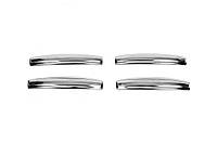Накладки на ручки (4 шт., нерж.) Carmos - Турецкая сталь для Renault Lodgy 2013-2022 гг