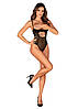 Боди Obsessive Roxelia crotchless teddy XL/2XL, фото 6