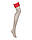 Жіночі Панчохи Obsessive Ingridia stockings Червоний XL/2XL (SO9042), фото 4