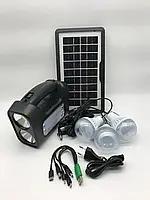 Фонарь Solar lighting system GD-8017-4 (DC 5V 0.5A/ 6V 4.5AH LEAD-ACID) Топ продаж