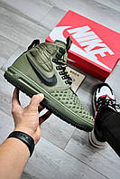 Мужские кроссовки Nike Lunar Force 1 Duckboot Black Термо (зима) чорни